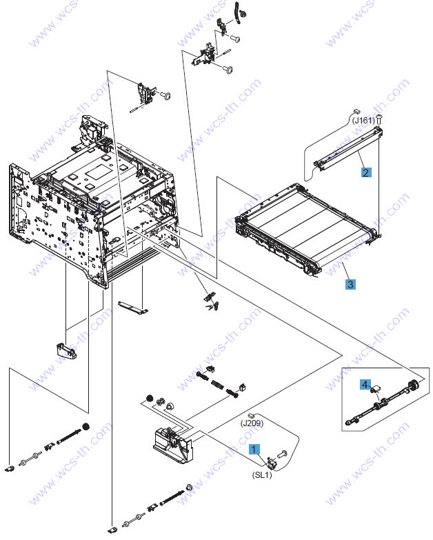 HP LaserJet Pro 300 Color M351 03. Internal assemblies 2