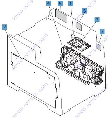 HP LaserJet Pro 300 Color M351 09. PCAs