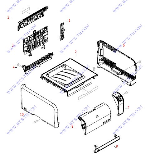 HP Color LaserJet CP1515 Covers, panels, and doors (Color LaserJet CP1210)