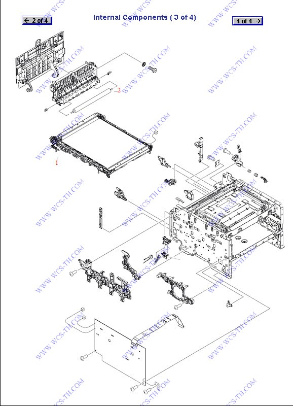 HP Color LaserJet CP1515 Internal Components (3 of 4)