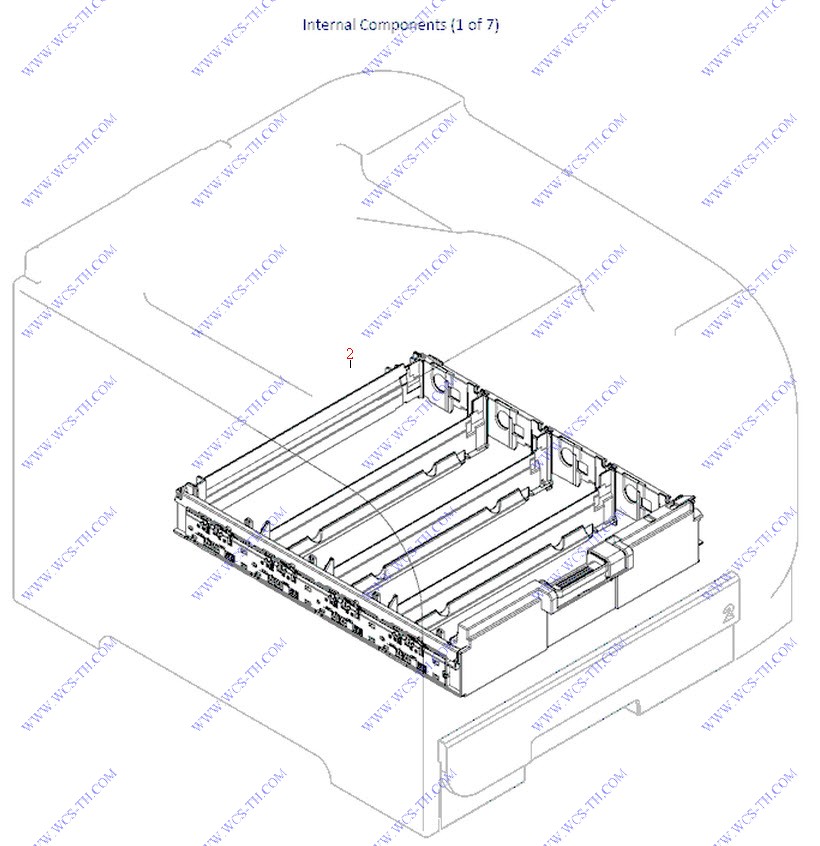 HP Color LaserJet CP2025 Internal Components 1