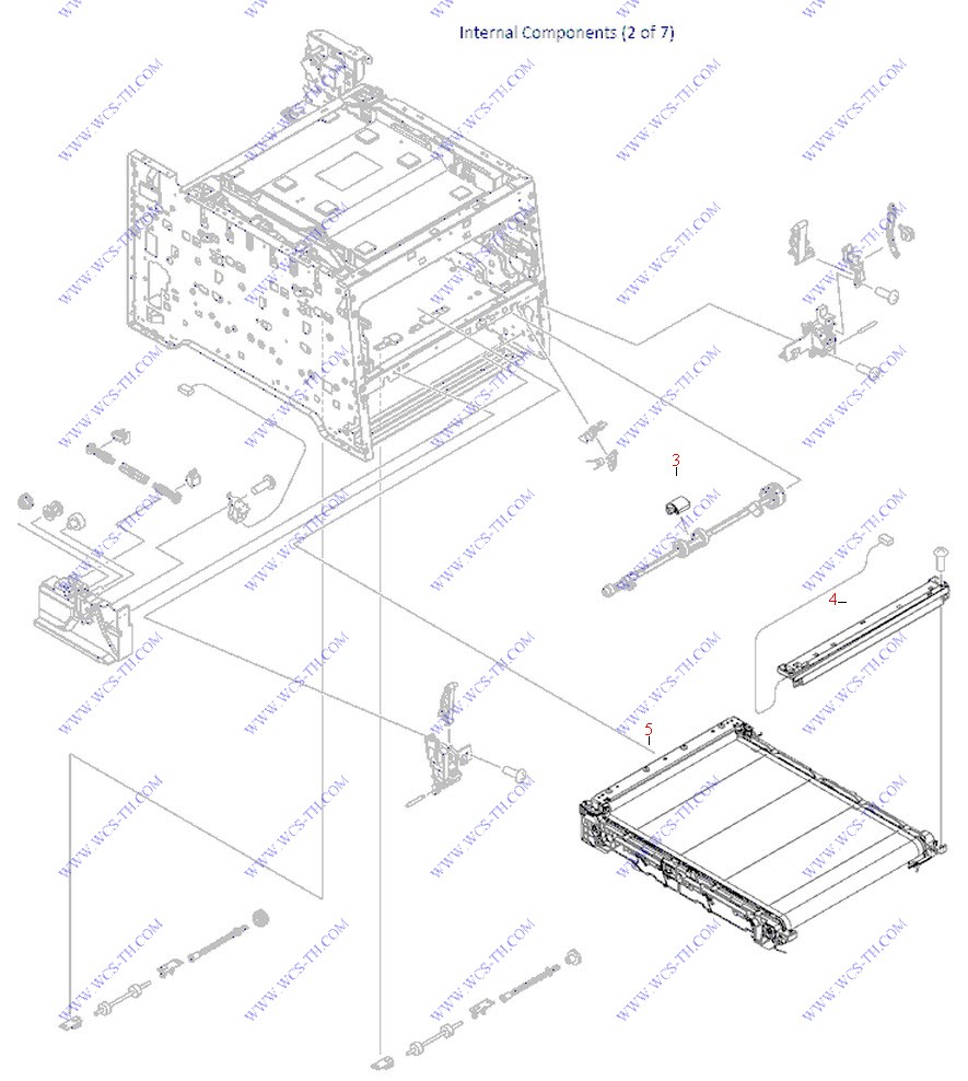 HP Color LaserJet CP2025 Internal Components 2