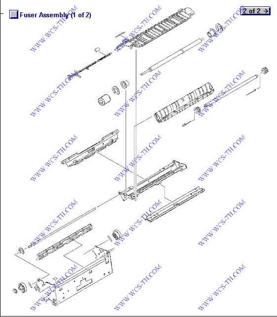 HP Color LaserJet CP4005 Fuser assembly (1 of 2)