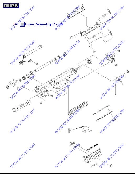 HP Color LaserJet CP4005 Fuser assembly (2 of 2)