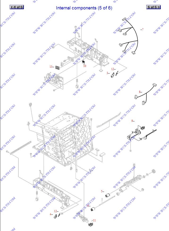 HP Color LaserJet CP4005 Internal components (5 of 6)