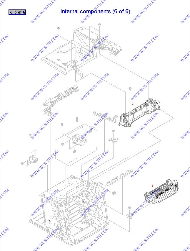 HP Color LaserJet CP4005 Internal components (6 of 6)
