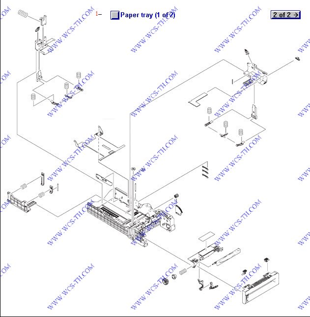 HP Color LaserJet CP4005 Paper tray (1 of 2)