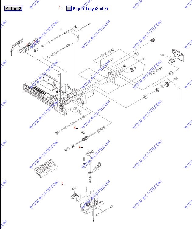 HP Color LaserJet CP4005 Paper tray (2 of 2)