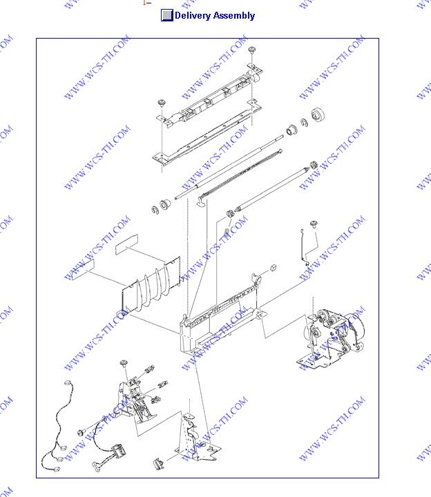 HP Color LaserJet CP4005 Delivery assembly