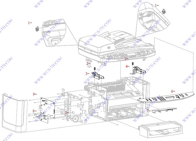 HP LaserJet M1522 Assemblies
