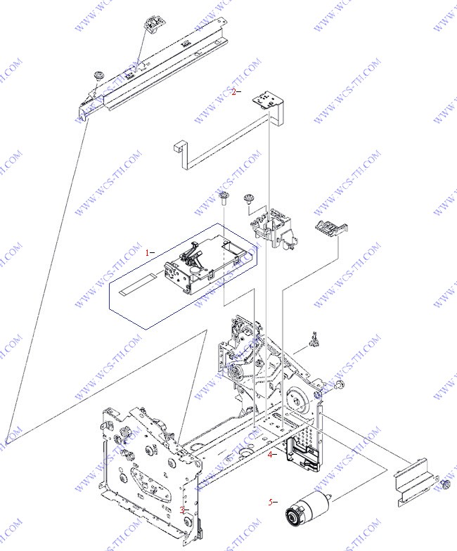 HP LaserJet M1522 Internal components (3 of 3)