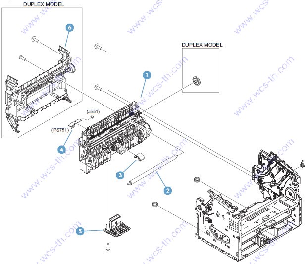 HP LaserJet Pro M201 4. Internal assemblies (2 of 3)