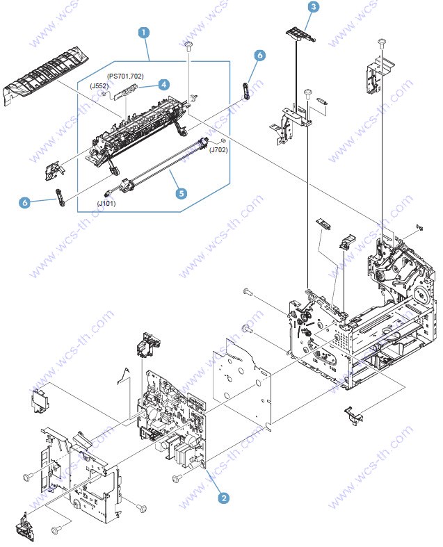 HP LaserJet Pro MFP M225 2. Internal assemblies (1 of 3)