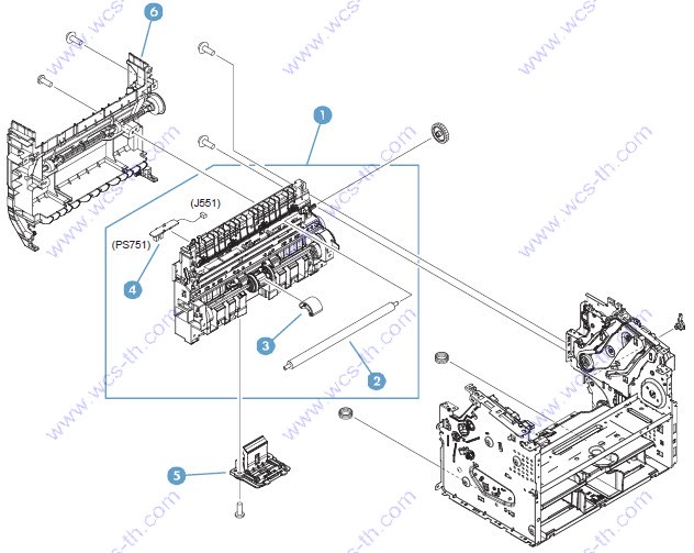 HP LaserJet Pro MFP M225 3. Internal assemblies (2 of 3)