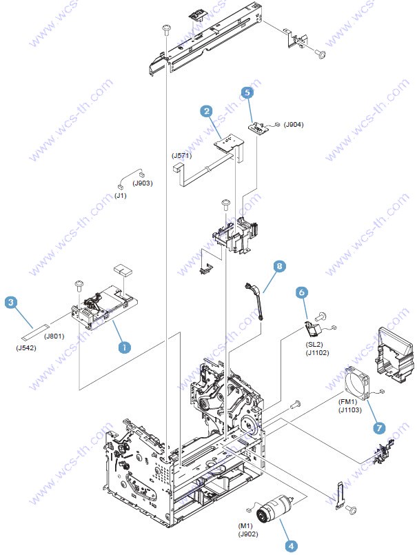 HP LaserJet Pro MFP M225 4. Internal assemblies (3 of 3)