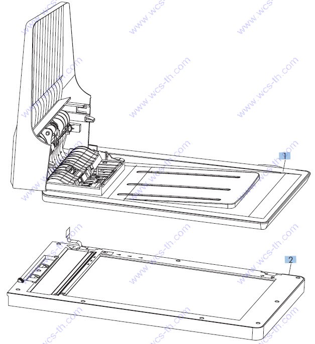 HP LaserJet Pro MFP M225 5. Scanner and document feeder (ADF) main assemblies