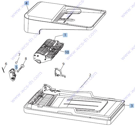 HP LaserJet Pro MFP M225 6. Document feeder internal components