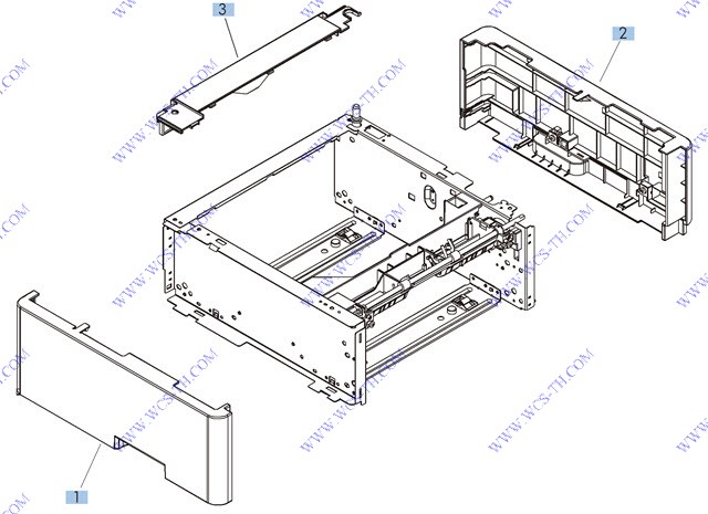 HP LaserJet Pro 400 M401 Paper feeder covers
