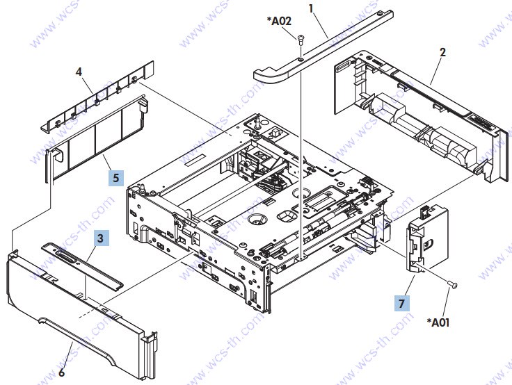 HP LaserJet Enterprise 600 M601 Covers (1x500)
