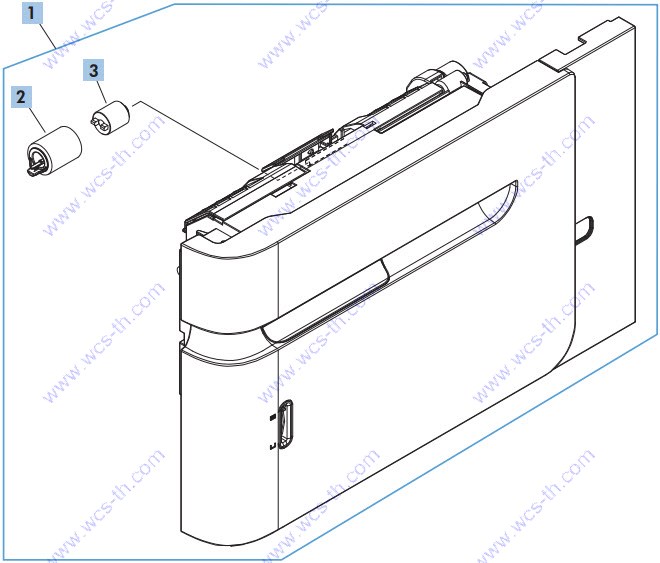 HP LaserJet Enterprise 600 M601 Front door assembly (1x1500)