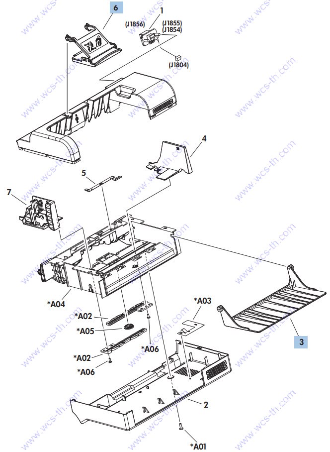 HP LaserJet Enterprise 600 M601 Covers (envelope feeder)