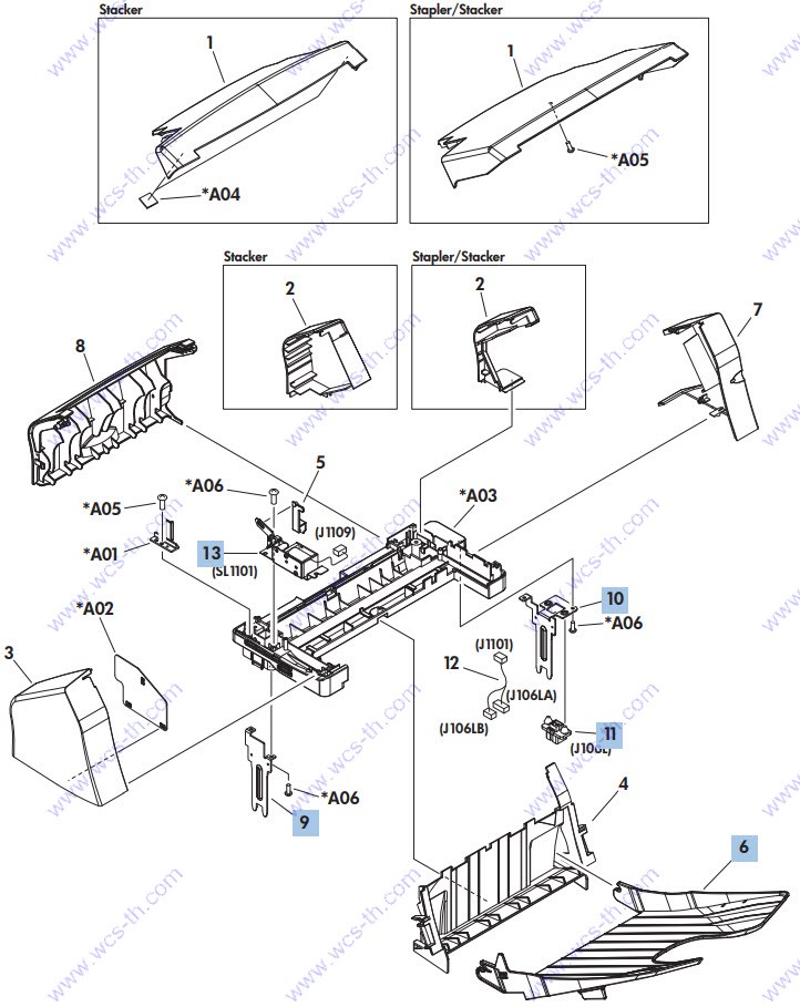 HP LaserJet Enterprise 600 M601 Covers (S and S/S)