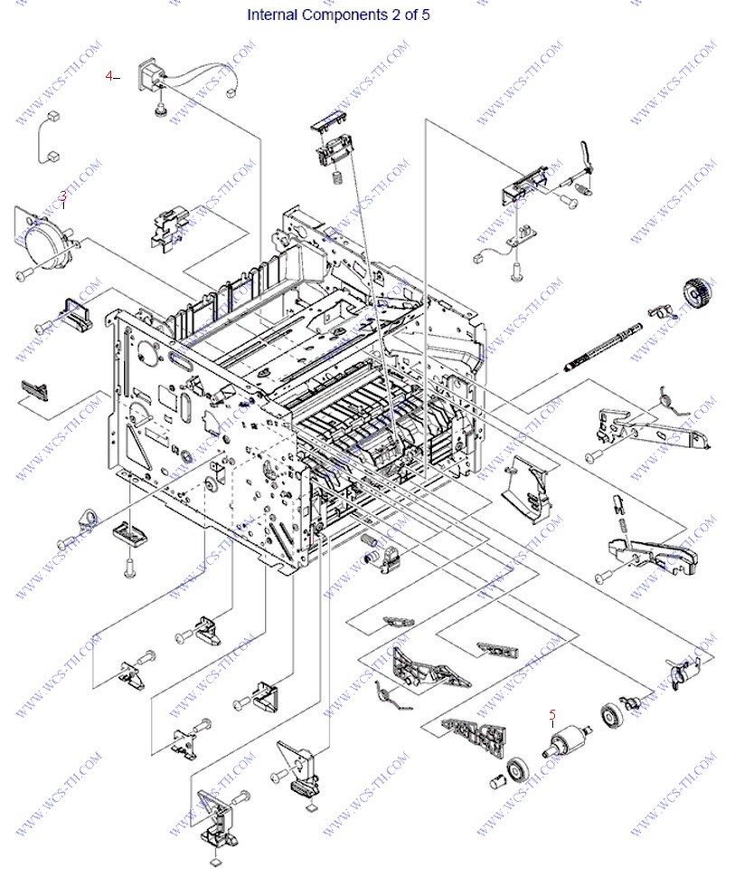 HP LaserJet P2035 Internal components 2
