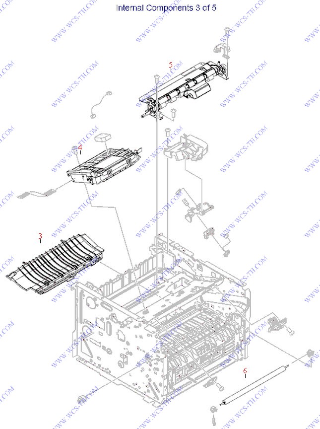 HP LaserJet P2035 Internal components 3