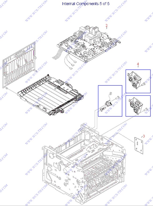 HP LaserJet P2035 Internal components 5