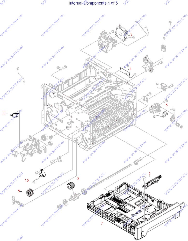 HP LaserJet P2055 Internal components 4