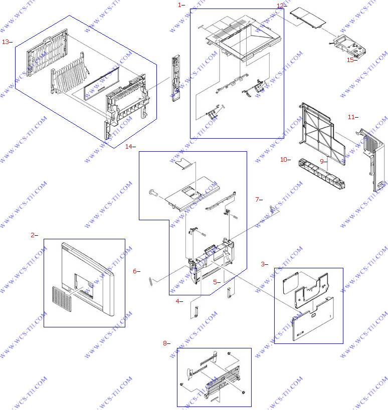 HP LaserJet P3005 Covers