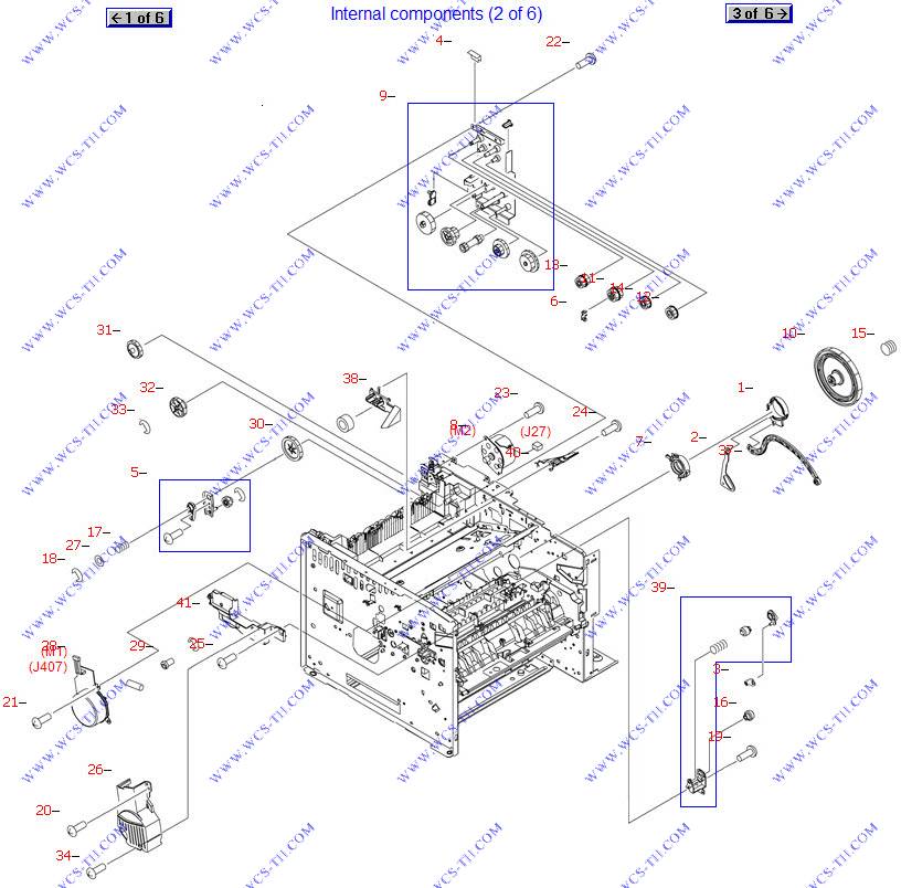 HP LaserJet P3005 Internal components (2 of 6)
