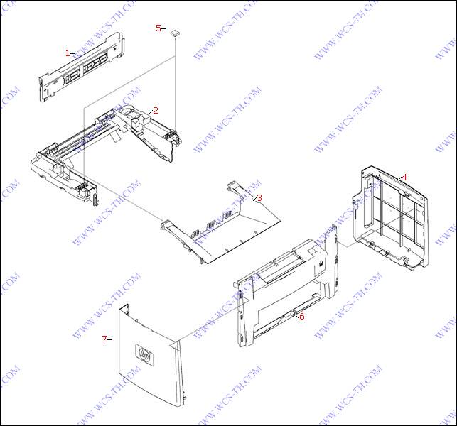 HP LaserJet M1319 External covers