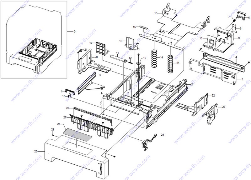Samsung CLP-620 SCF Cassette