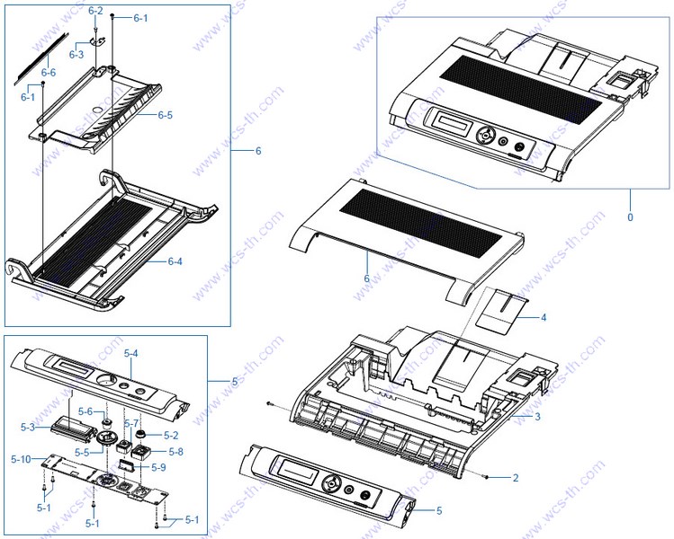 Samsung CLP-620 TOP COVER