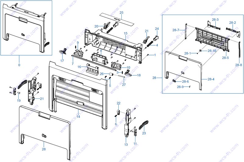 Samsung CLP-620 FRONT COVER