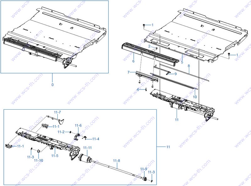 Samsung CLP-620 FRAME BOTTOM