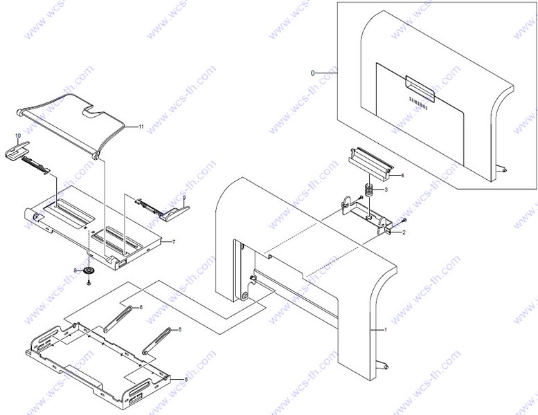 Samsung ML-3050 Front Cover Assy