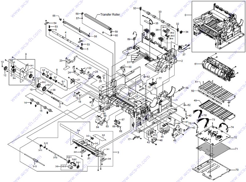 Samsung ML-3050 Frame