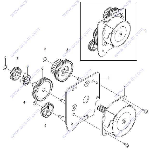 Samsung ML-3050 Fuser Drive Assy