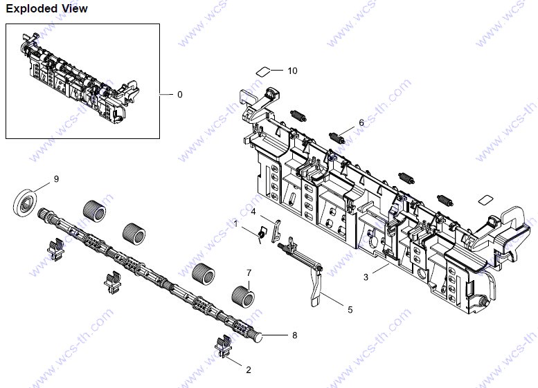 Samsung SL-M3820 04. FRAME-REAR
