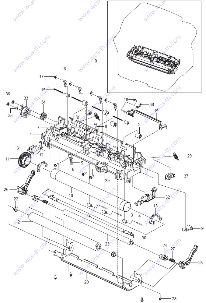 Samsung SCX-4824 12. Fuser