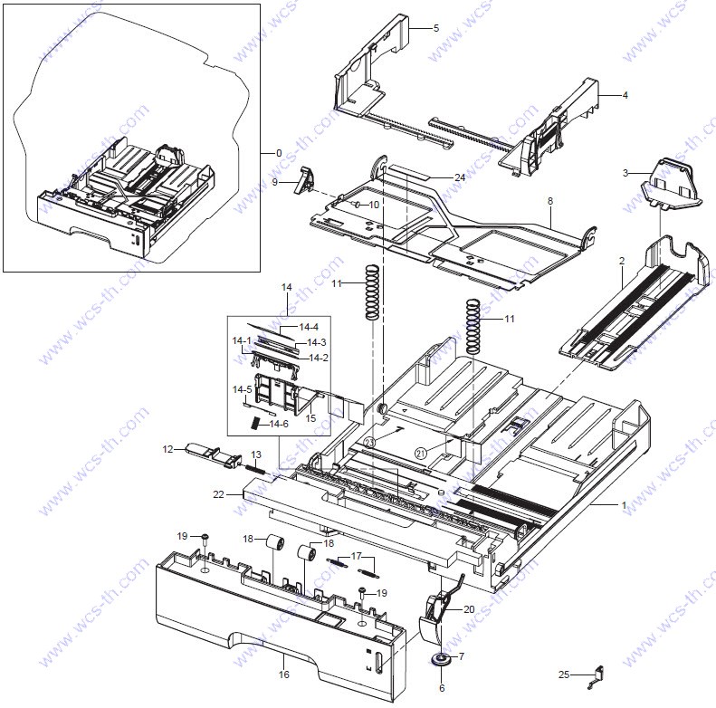 Samsung SCX-4824 13. Cassette