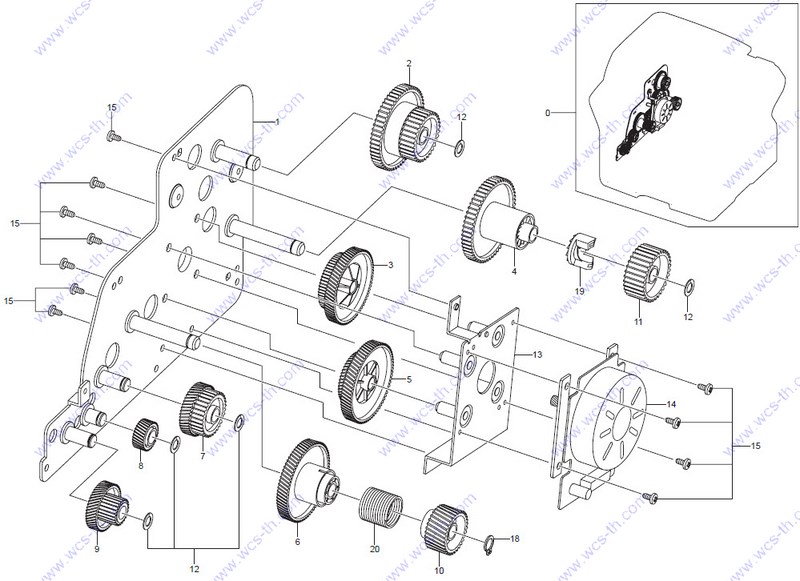 Samsung SCX-4824 06. Main Drive