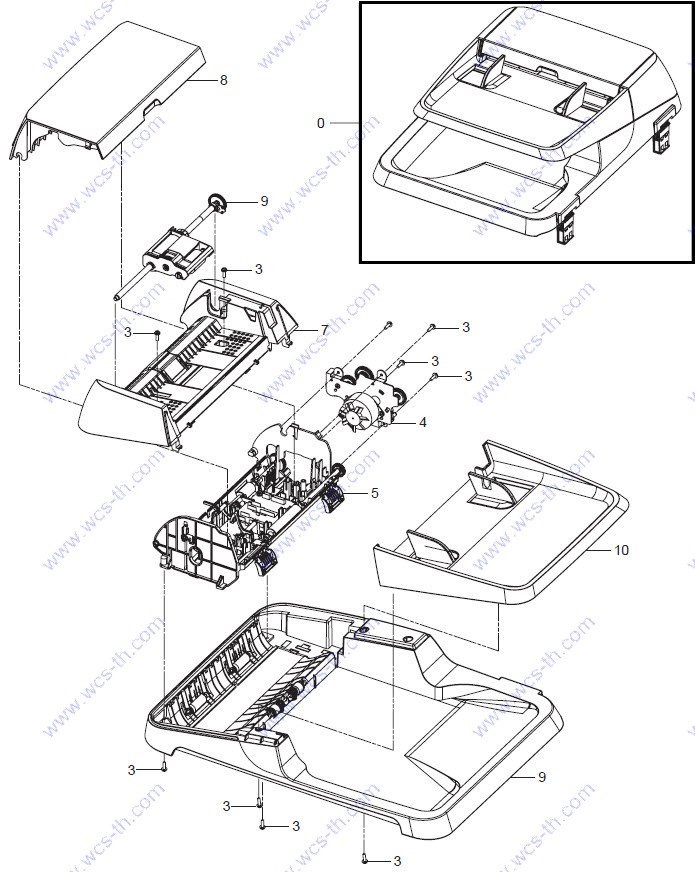 Samsung SCX-4824 08. ADF Assy