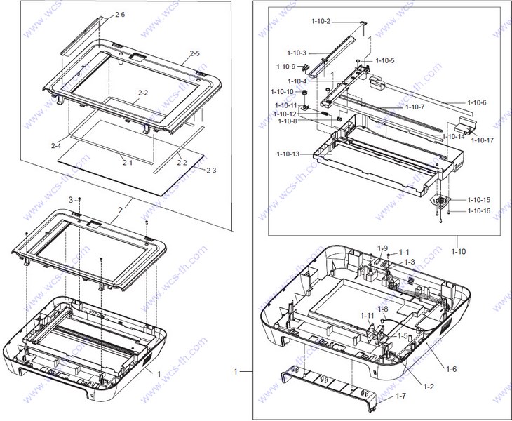 Samsung SCX-4824 09. Platen Assy