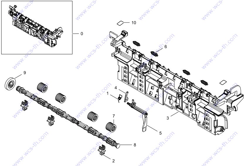 Samsung SL-M3370 04. FRAME REAR